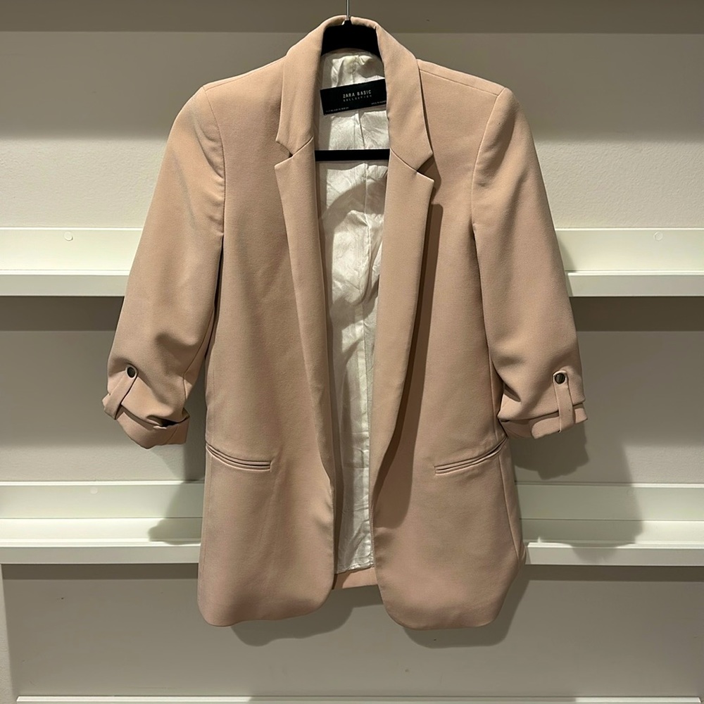 Zara Light Tan Women's Blazer